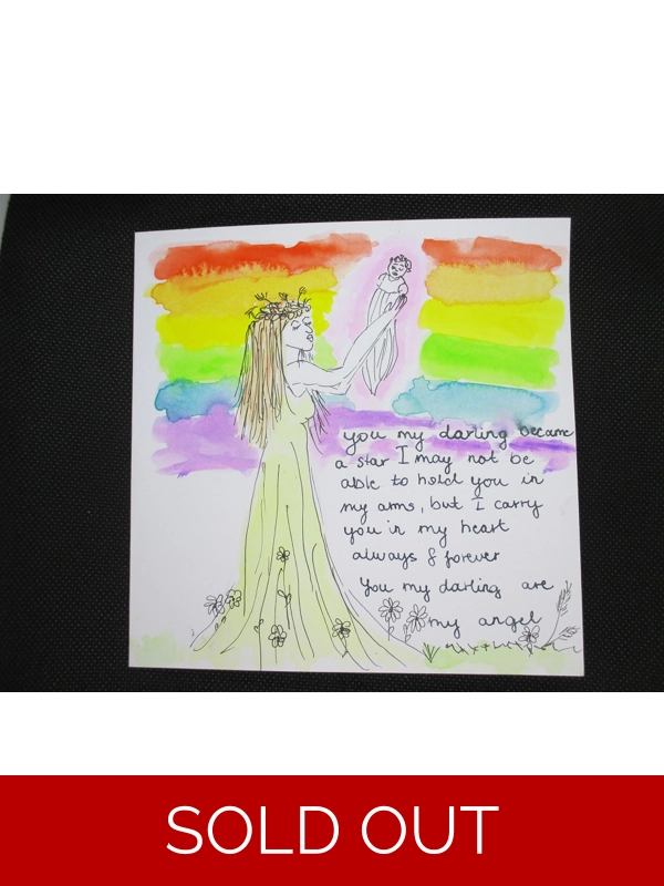 Original handpainted watercolour greeting cards by Betti Berenyi